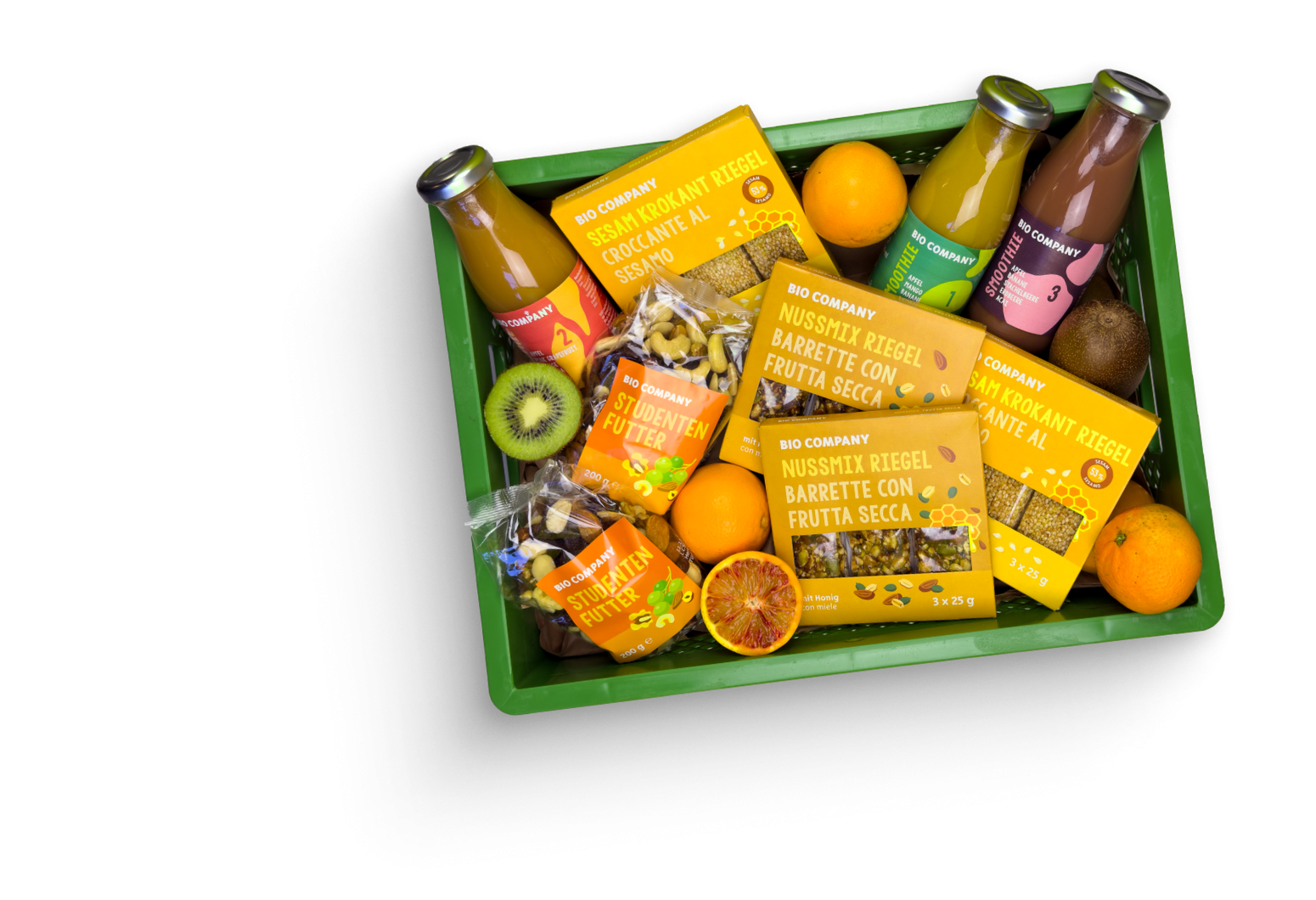 Ein Bild, das eine unserer frischen Kisten zeigt