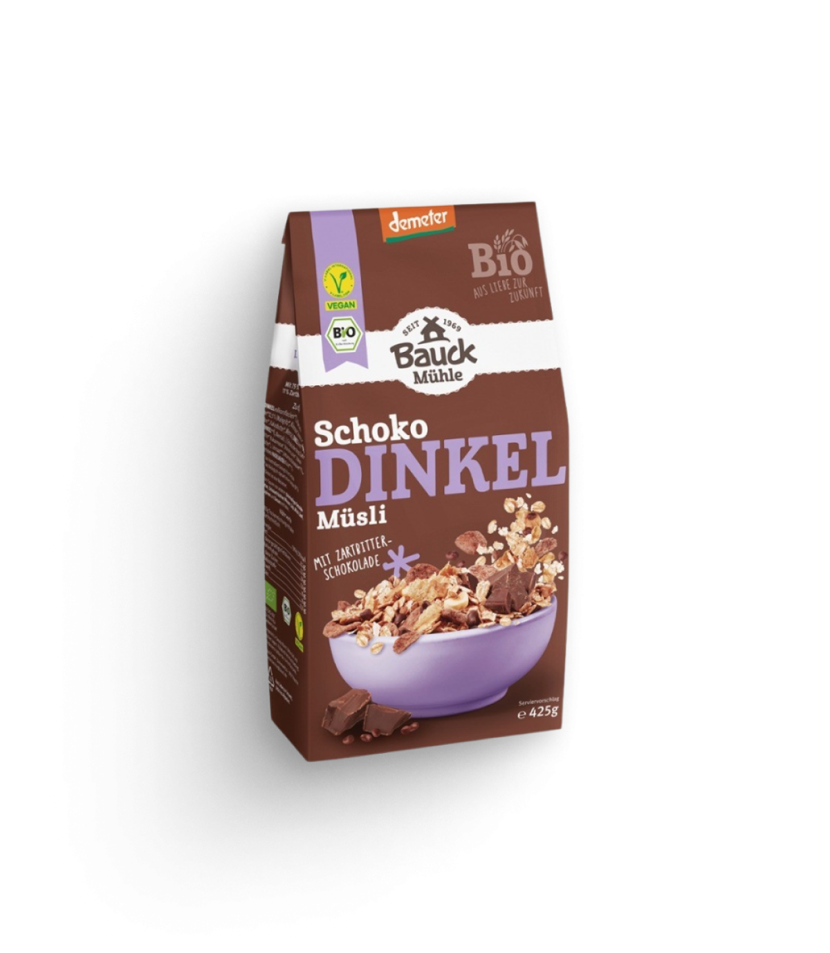 Dinkel Müzli Schokozart