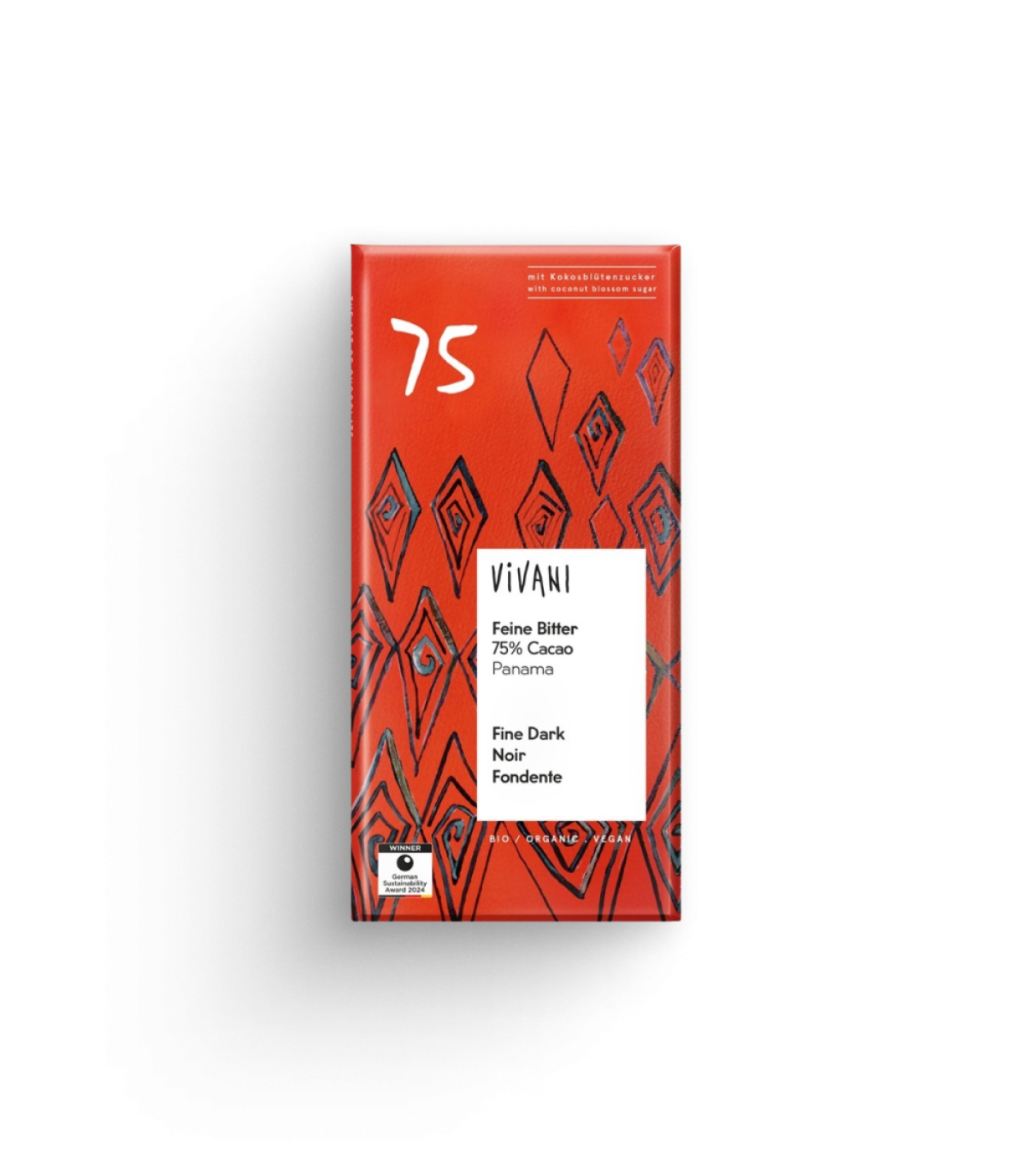 Feine Bitter 75% Panama Kokosblütenzucker