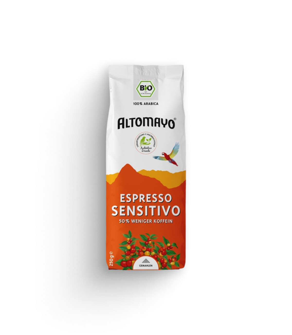 Espresso Sensitivo, gemahlen