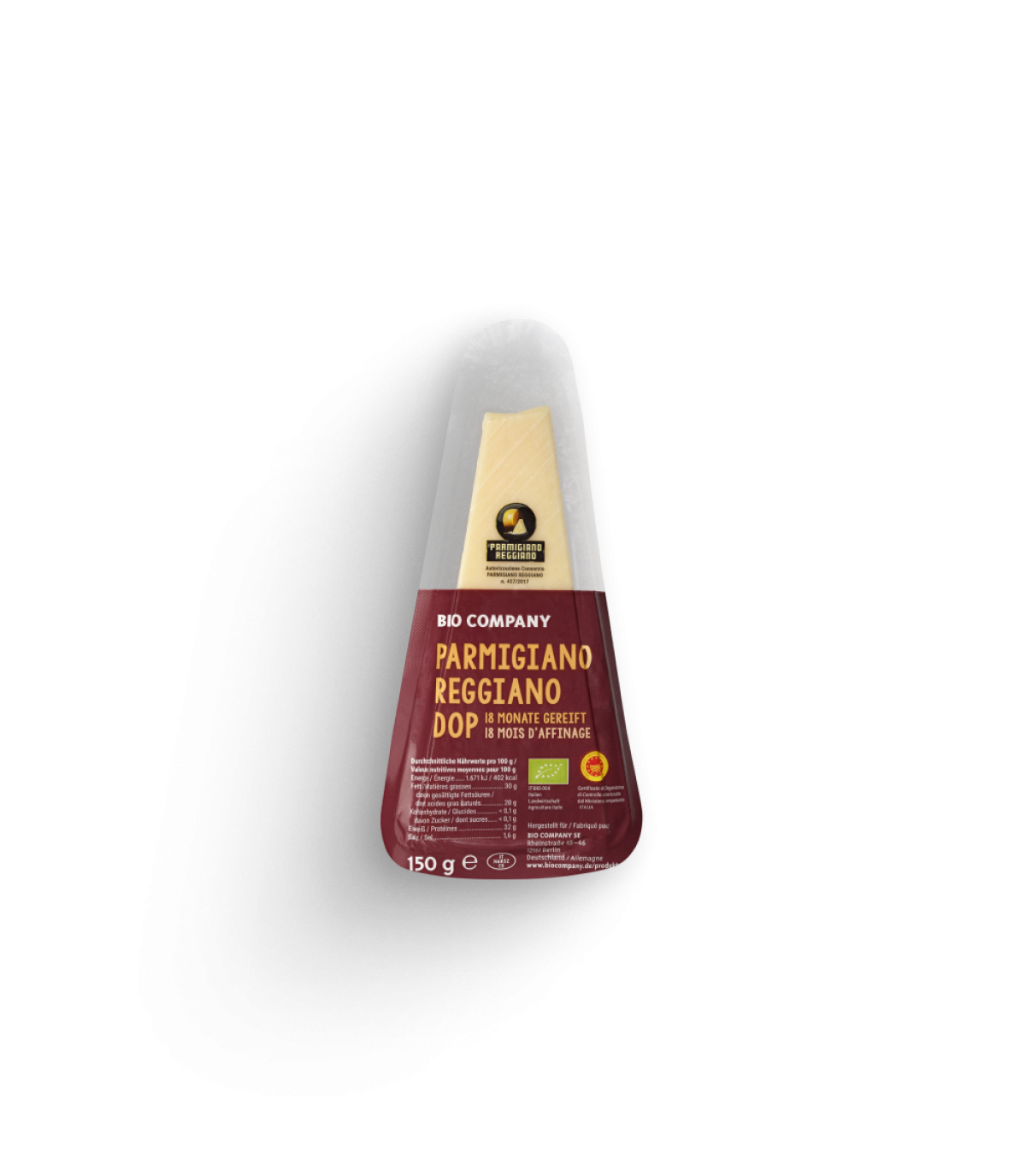 Parmigiano Reggiano DOP, Stück