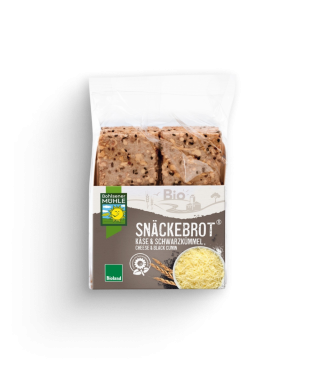 Snäckebrot Schwarzkü. + Käse