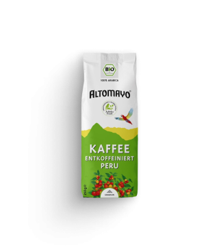 Kaffee entkoffeiniert, gemahlen