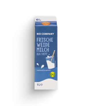 Frische Weidemilch 3,8%